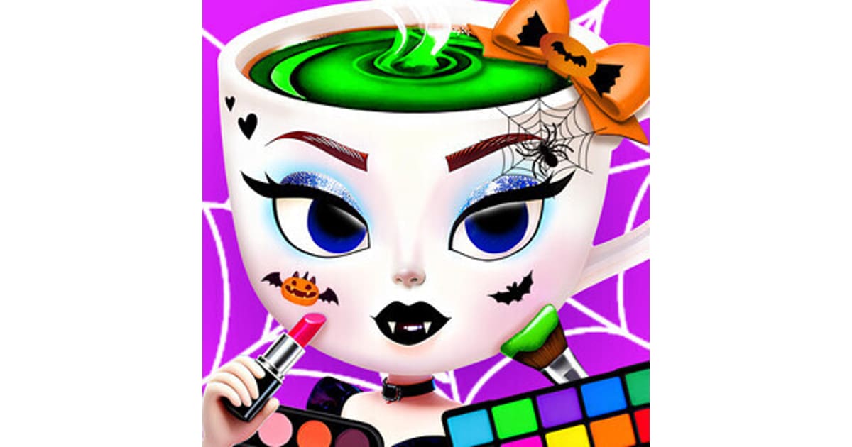 Coloring Pages Game: Halloween Ballerina Cappuccina Preview