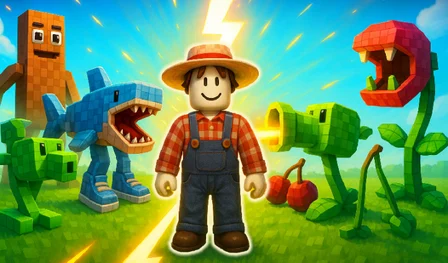 Brainrots vs Plants โ play on ๐๐ฅ๐๐ฒ๐ ๐๐ฆ๐ (by Superec Games Studio) Preview