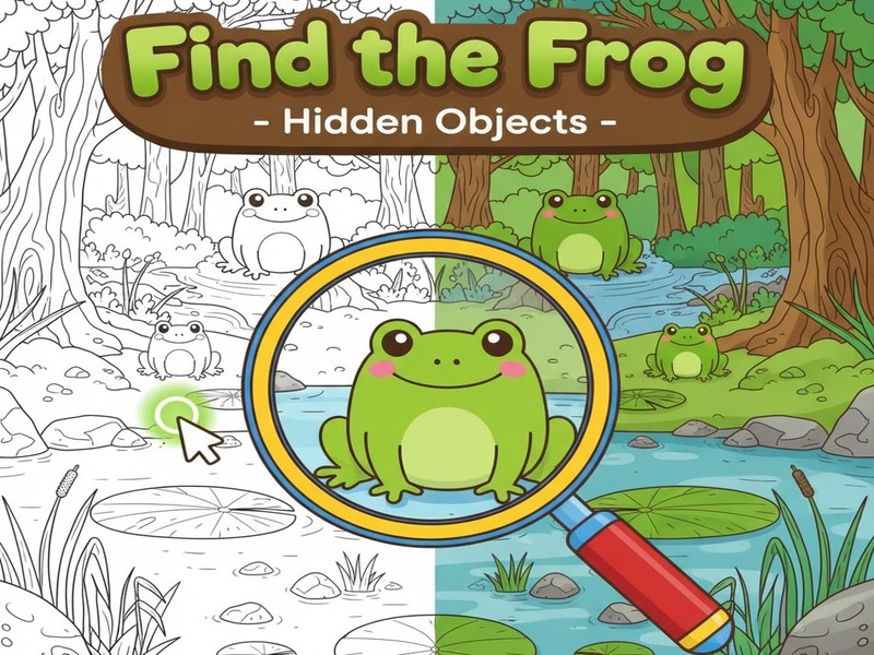 Find the Frog Hidden Objects 🕹️ Play game online on Sgames Preview