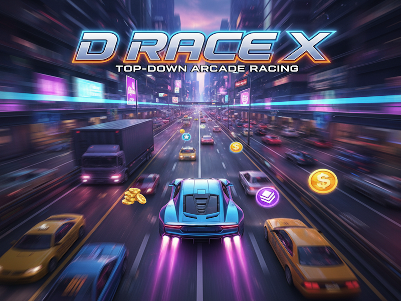 D Race X 🕹️ Play game online on Sgames Preview