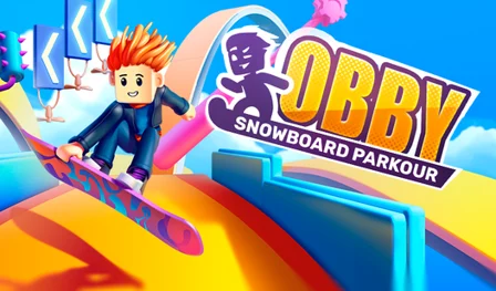 Obby Snowboard Parkour โ play on ๐๐ฅ๐๐ฒ๐ ๐๐ฆ๐ (by Play More Games) Preview