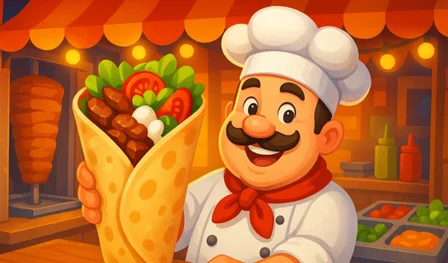 Shawarma Rush โ play on ๐๐ฅ๐๐ฒ๐ ๐๐ฆ๐ (by Dmitry Zhukov) Preview