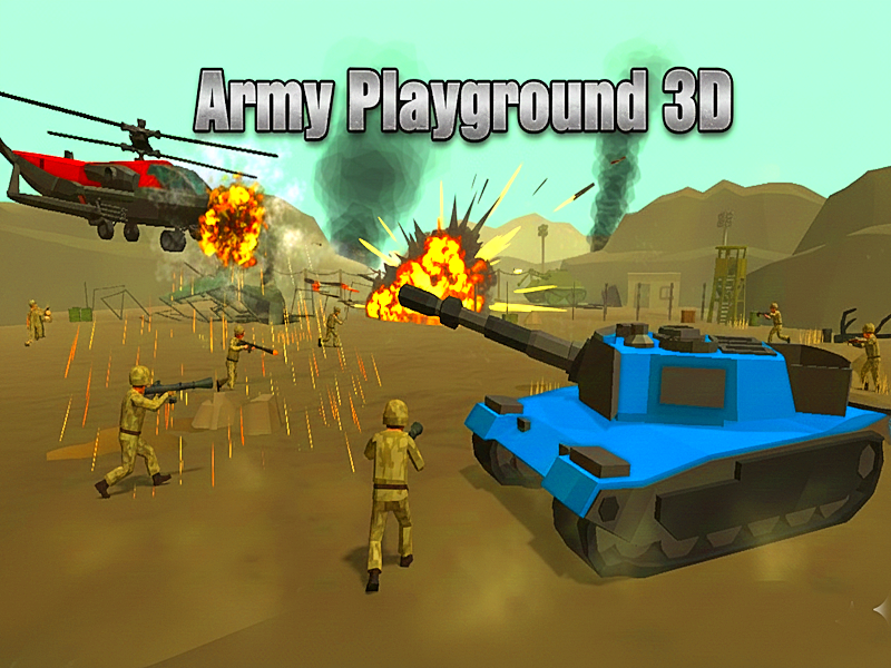 Army Playground 3D 🕹️ Play online on SGameS Preview