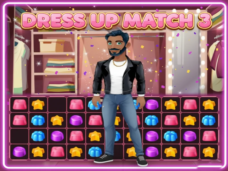 Dress Up Match 3 🕹️ Play online on SGameS Preview