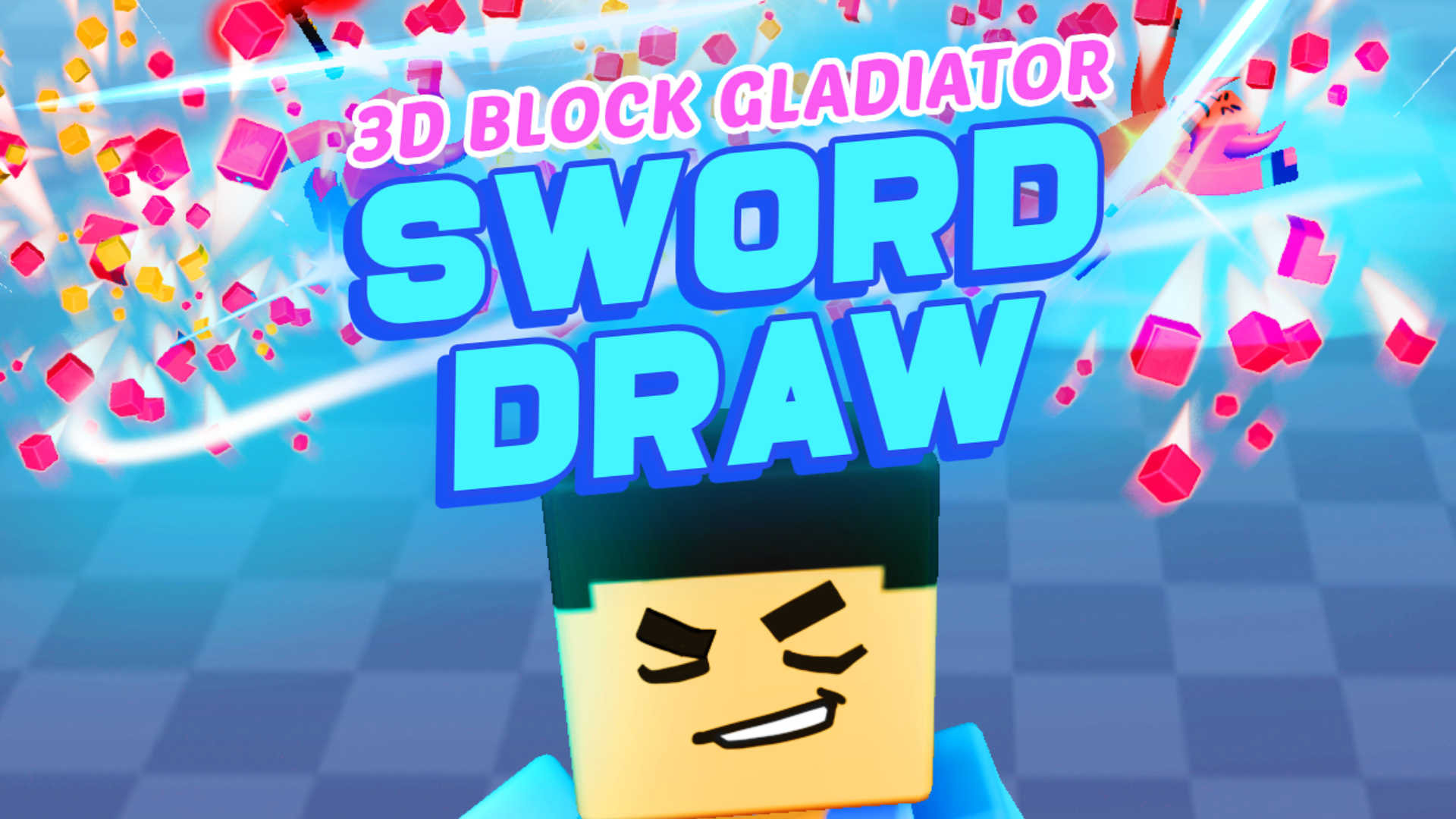 3D Block Gladiator: Sword Draw Preview