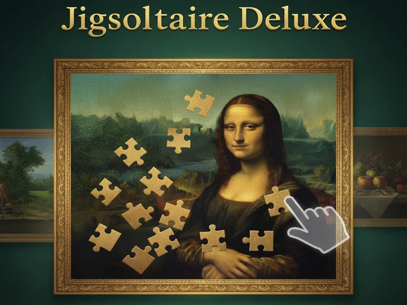 Jigsolitaire Deluxe 🕹️ Play online on SGameS Preview