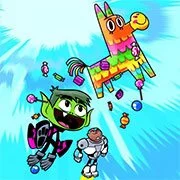 Teen Titans Go: Smashy Pinata Online Game 🕹️ Play Now Preview